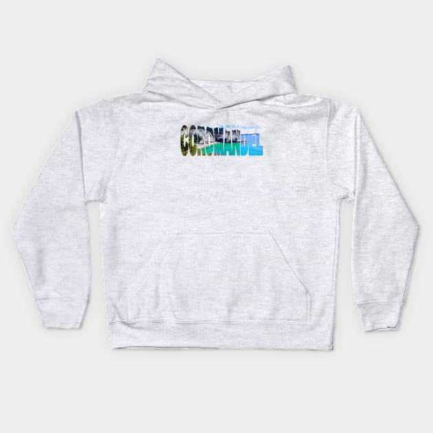 COROMANDEL - New Zealand Coastal Cove Stunning Day Kids Hoodie by TouristMerch